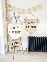 Load image into Gallery viewer, Large 'Happy Birthday' Canvas Banner