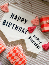 Load image into Gallery viewer, Large 'Happy Birthday' Canvas Banner