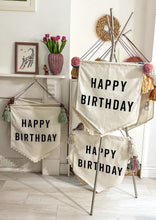 Load image into Gallery viewer, Large 'Happy Birthday' Canvas Banner