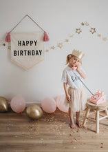 Load image into Gallery viewer, Large 'Happy Birthday' Canvas Banner