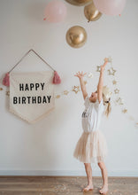 Load image into Gallery viewer, Custom Large 'Happy Birthday' Canvas Banner
