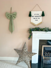 Load image into Gallery viewer, Pine Green & Gold ‘It's the Most Wonderful time of the Year' Banner