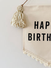 Load image into Gallery viewer, Small 'Happy Birthday' Canvas Banner