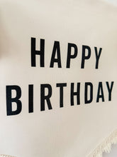 Load image into Gallery viewer, Small 'Happy Birthday' Canvas Banner