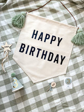 Load image into Gallery viewer, Custom Large 'Happy Birthday' Canvas Banner