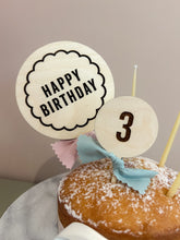 Load image into Gallery viewer, Mini Number Cake Topper