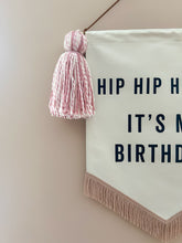 Load image into Gallery viewer, Limited Edition ‘Hip Hip Hooray It’s My Birthday’ Large Banner - Pink Mix