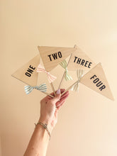 Load image into Gallery viewer, Number Pennant Flag