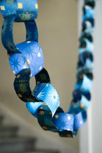 Load image into Gallery viewer, Blue & Yellow Paper Chain Kit by East End Press