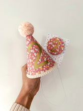 Load image into Gallery viewer, Maisy Floral Pom Pom Party Hat