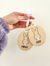 Load image into Gallery viewer, Personalised Easter Bunny Decoration