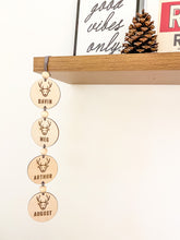 Load image into Gallery viewer, Personalised Reindeer Family Decoration