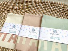 Load image into Gallery viewer, Seafoam Blue ‘Happy Birthday’ Wall Flag