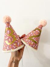 Load image into Gallery viewer, Maisy Floral Pom Pom Party Hat