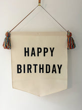 Load image into Gallery viewer, SECONDS Rust Teal, Caramel Tassel ‘Happy Birthday&#39; Banner (Save £17.50)
