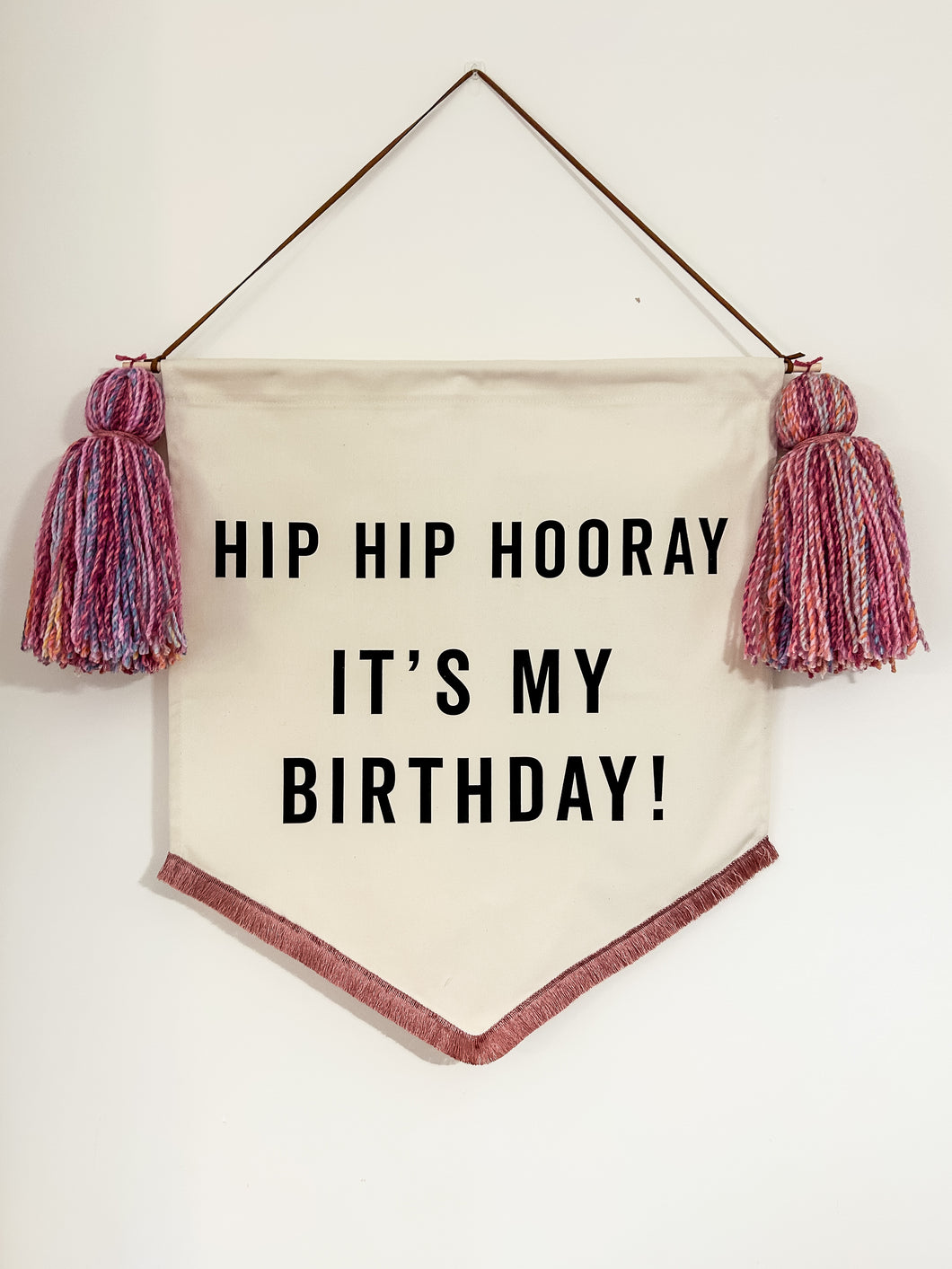 2. Limited Edition ‘Hip Hip Hooray It’s My Birthday’ Large Banner