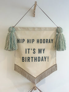 1. Limited Edition ‘Hip Hip Hooray It’s My Birthday’ Large Banner