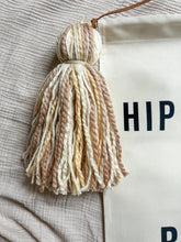 Load image into Gallery viewer, Limited Edition ‘Hip Hip Hooray It’s My Birthday’ Large Banner - Neutral Brush Fringe
