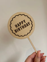Load image into Gallery viewer, Happy Birthday Cake Topper (2)
