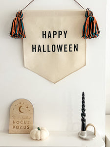 'Happy Halloween' Banner - Orange Mix
