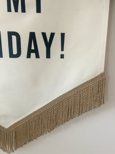 Limited Edition ‘Hip Hip Hooray It’s My Birthday’ Large Banner - Greens