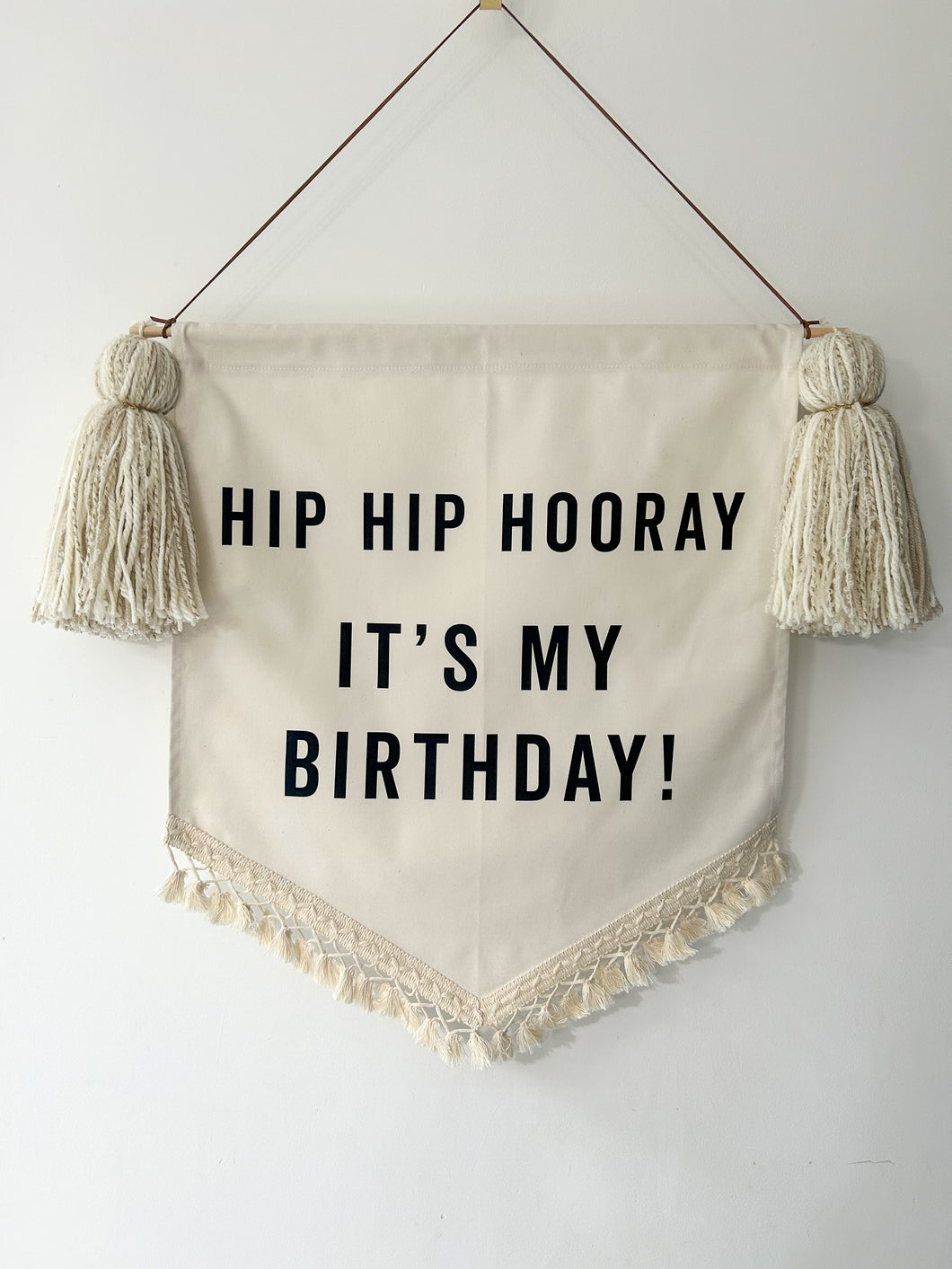 2. Limited Edition ‘Hip Hip Hooray It’s My Birthday’ Large Banner
