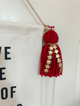 Load image into Gallery viewer, Festive Red ‘Believe in the Magic of Christmas&#39; Banner
