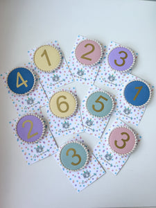 Colour Pop Number Birthday Badges