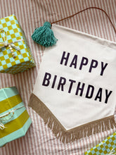 Load image into Gallery viewer, Large 'Happy Birthday' Canvas Banner
