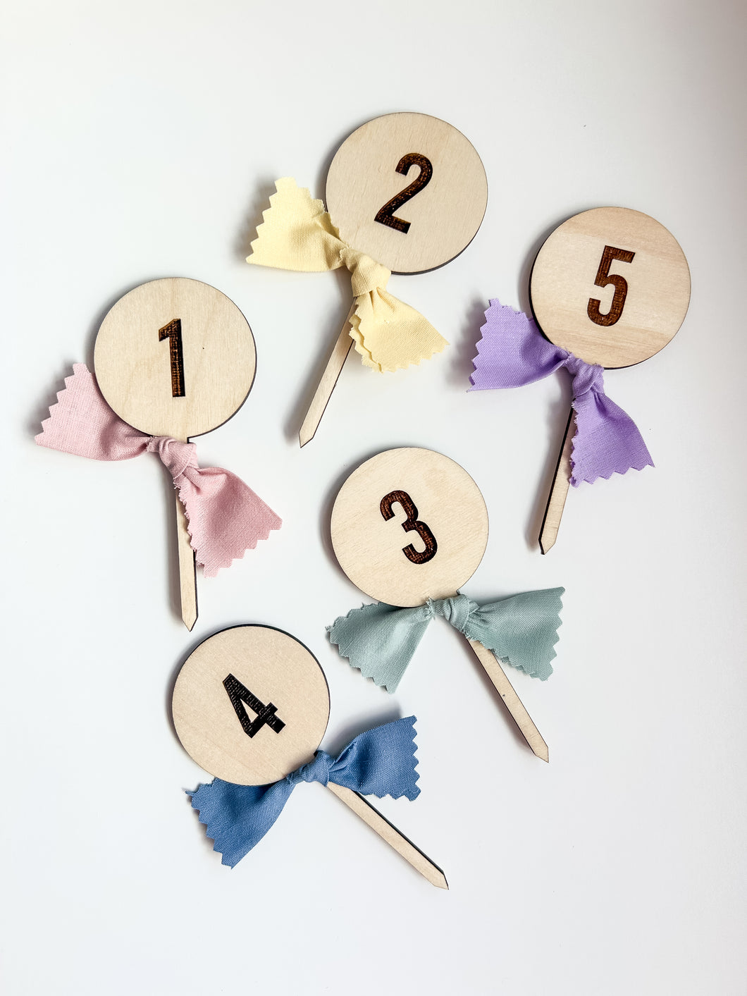Mini Number Cake Topper