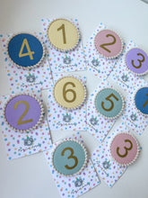 Load image into Gallery viewer, Colour Pop Number Birthday Badges

