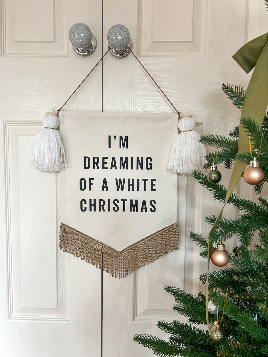 'I'm Dreaming of a White Christmas' Banner