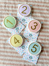 Load image into Gallery viewer, Colour Pop Number Birthday Badges

