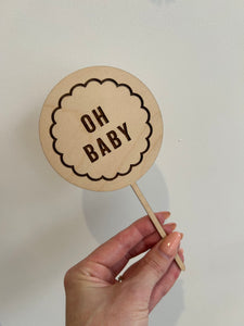 Oh Baby Cake Topper