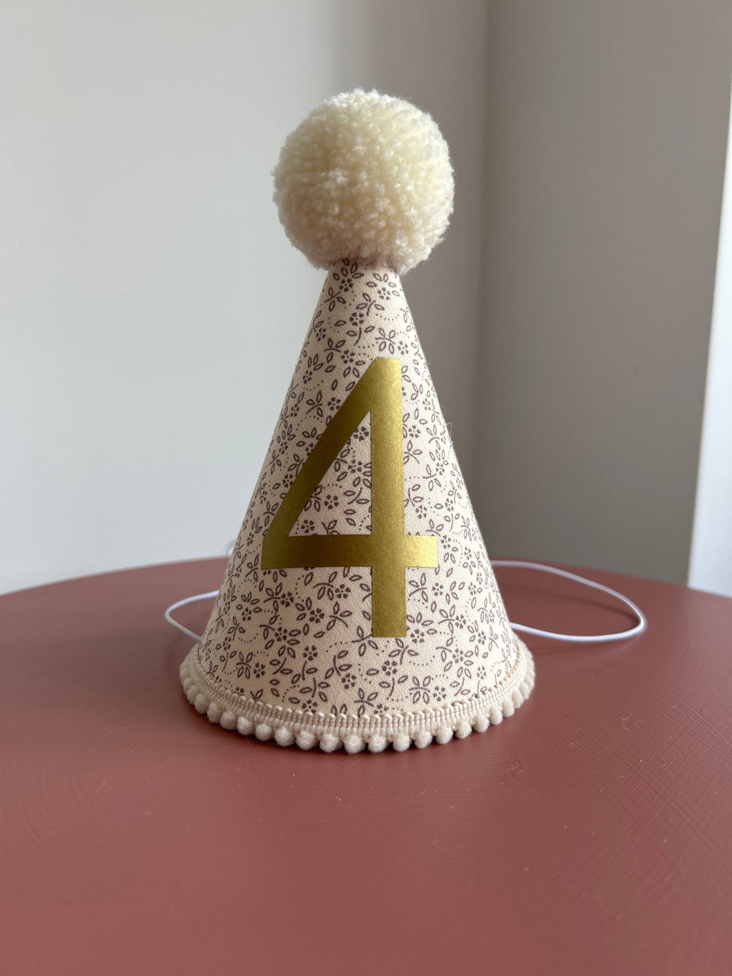 4 - Oat Floral Party Hat