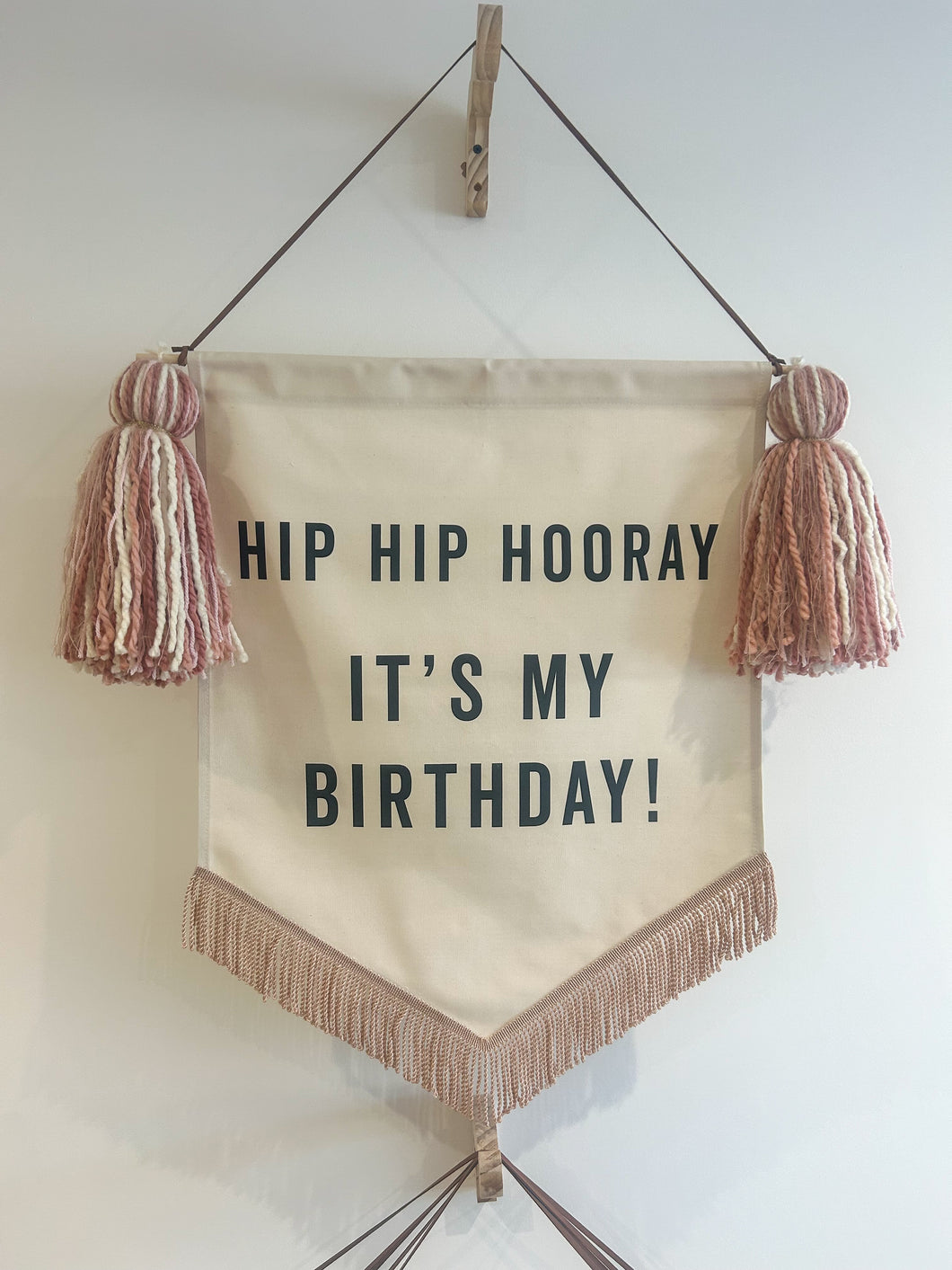 2. Limited Edition ‘Hip Hip Hooray It’s My Birthday’ Large Banner