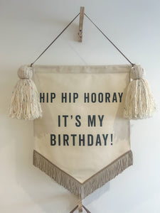 3. Limited Edition ‘Hip Hip Hooray It’s My Birthday’ Large Banner