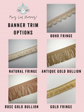 Load image into Gallery viewer, Small 'Happy Birthday' Canvas Banner
