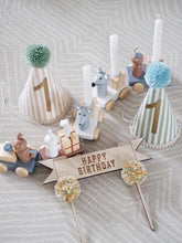 Load image into Gallery viewer, Banner Style &#39;Happy Birthday&#39; Cake Topper
