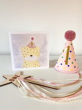 Load image into Gallery viewer, Charlie Cheetah Birthday Card
