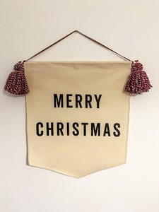 Seconds Large Candy Cane Stripe ‘Merry Christmas’ Banner