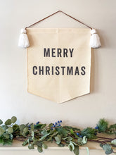 Load image into Gallery viewer, Large Snow White ‘Merry Christmas’ Banner

