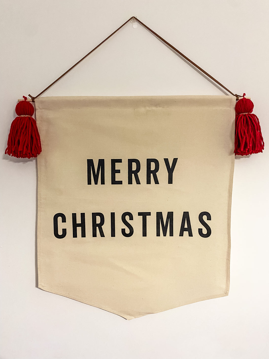 Seconds Large Festive Red ‘Merry Christmas’ Banner