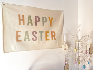 ‘Happy Easter’ Wall Flag