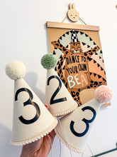 Load image into Gallery viewer, Classic Canvas Pom Pom Party Hat
