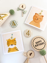 Load image into Gallery viewer, Tommy Tiger Birthday Card
