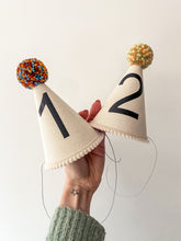 Load image into Gallery viewer, Classic Canvas Pom Pom Party Hat
